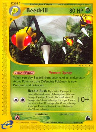Beedrill (5) Skyridge - Rare