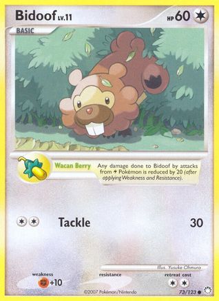 Bidoof 073 Mysterious Treasures - Common