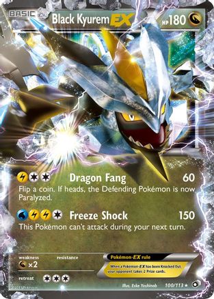 Black Kyurem EX - Holofoil Legendary Treasures - Ultra Rare