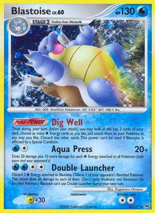 Blastoise - Holofoil Platinum - Holo Rare