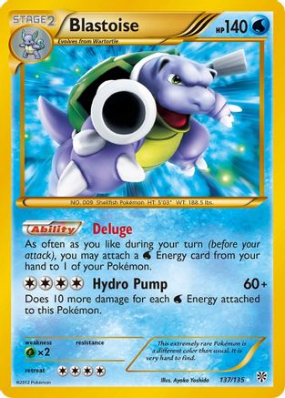 Blastoise - Holofoil Plasma Storm - Secret Rare