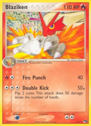 Blaziken 001 - Holofoil POP Series 1 - Rare