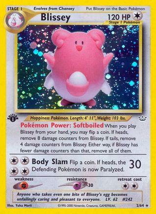 Blissey/64 - 1st Edition Holofoil Neo Revelation - Holo Rare