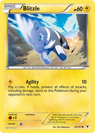 Blitzle - Reverse Holofoil Noble Victories - Common
