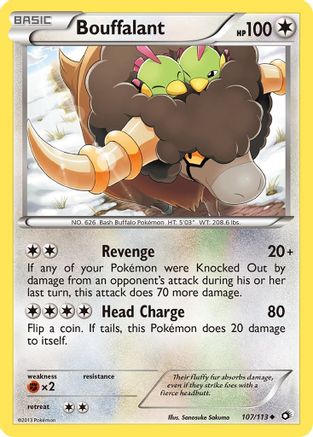 Bouffalant 107/113 Legendary Treasures - Uncommon