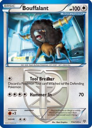 Bouffalant (Team Plasma) Plasma Storm - Rare