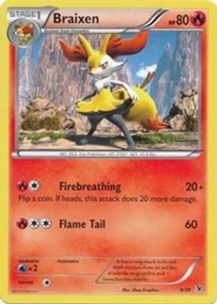 Braixen - Holofoil Kalos Starter Set - Common