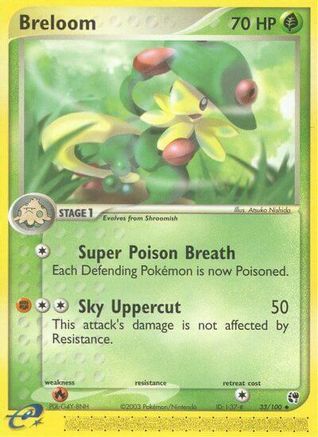 Breloom - Reverse Holofoil Sandstorm - Uncommon