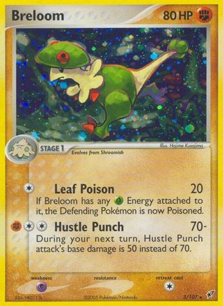 Breloom - Holofoil Deoxys - Holo Rare