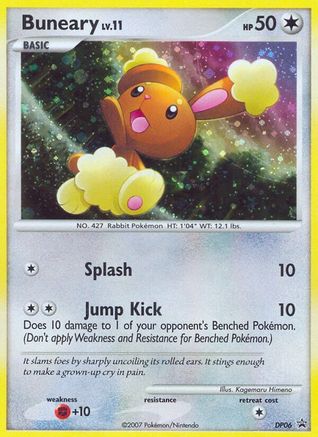 Buneary - DP06 - Holofoil Diamond and Pearl Promos - Promo