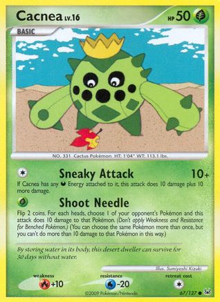 Cacnea - Reverse Holofoil Platinum - Common