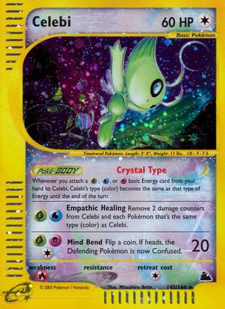 Celebi - Holofoil Skyridge - Secret Rare