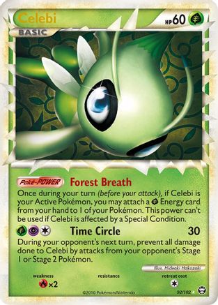Celebi (Prime) 092 - Holofoil Triumphant - Ultra Rare