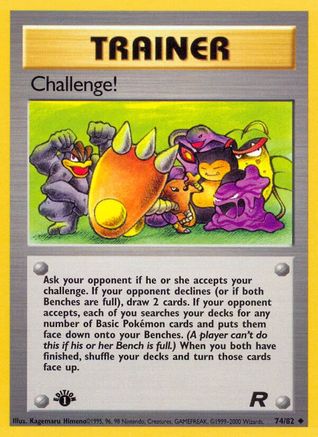 Challenge! 074 - 1st Edition Team Rocket - Uncommon