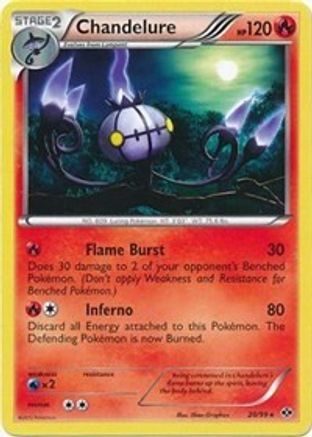 Chandelure - 20/99/099 Deck Exclusives - Rare