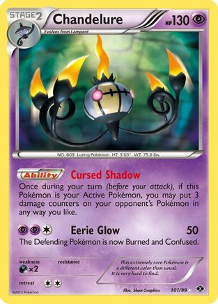 Chandelure (Secret) - Holofoil Next Destinies - Secret Rare