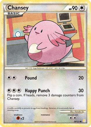 Chansey 058 HeartGold SoulSilver - Common