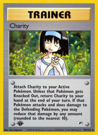 Charity 099 - 1st Edition Gym Heroes - Rare