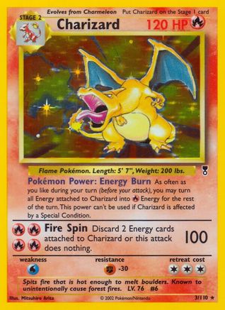 Charizard - Reverse Holofoil Legendary Collection - Holo Rare