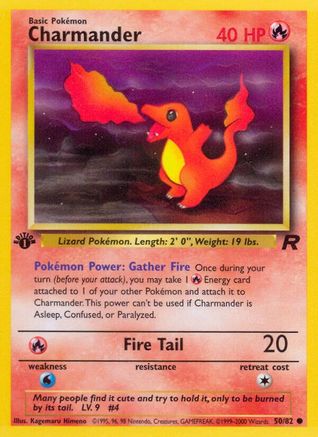 Charmander 050 - 1st Edition Team Rocket - Common