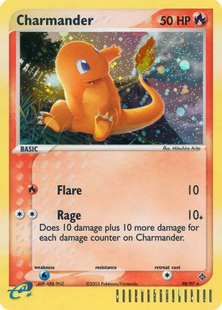 Charmander - Holofoil Dragon - Secret Rare