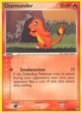 Charmander 048 - Reverse Holofoil Power Keepers - Common