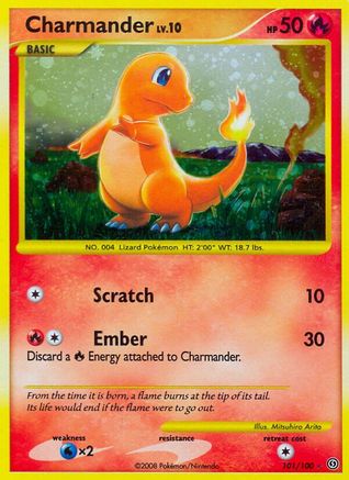 Charmander - Holofoil Stormfront - Secret Rare