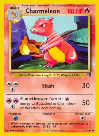 Charmeleon/110 - Reverse Holofoil Legendary Collection - Uncommon