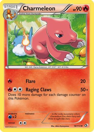 Charmeleon 018 Legendary Treasures - Uncommon