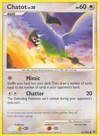 Chatot - Reverse Holofoil Majestic Dawn - Common