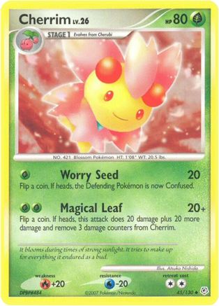 Cherrim 045 - Reverse Holofoil Diamond and Pearl - Uncommon