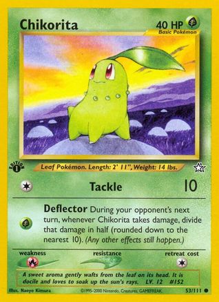 Chikorita (53) (53) 053 - 1st Edition Neo Genesis - Common