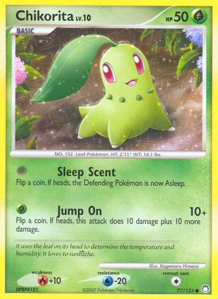 Chikorita 077 Mysterious Treasures - Common