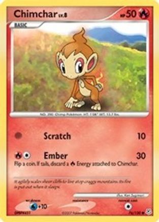 Chimchar 076 Diamond and Pearl - Common