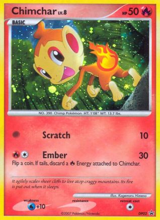 Chimchar - DP02 - Holofoil Diamond and Pearl Promos - Promo