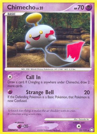 Chimecho Mysterious Treasures - Rare