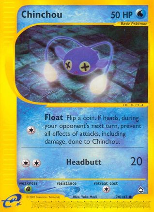 Chinchou (70) Aquapolis - Common