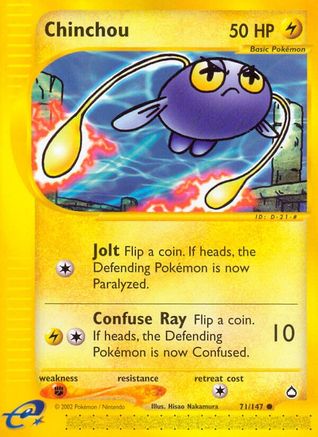 Chinchou (71) (71) 071/147 Aquapolis - Common