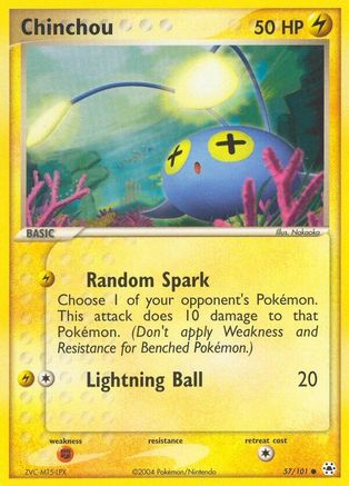 Chinchou - 57/101/101 Hidden Legends - Common