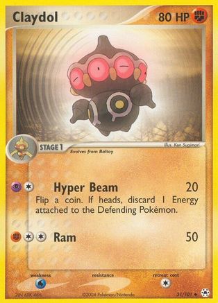 Claydol - 31/101/101 Hidden Legends - Uncommon