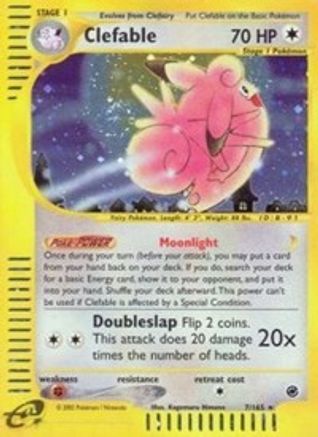 Clefable (7) - Holofoil Expedition - Holo Rare