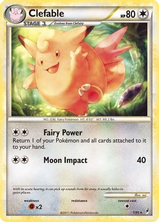 Clefable - Holofoil Call of Legends - Holo Rare