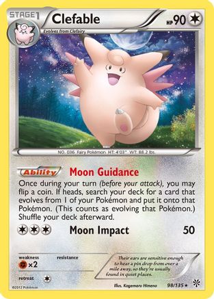 Clefable Plasma Storm - Rare