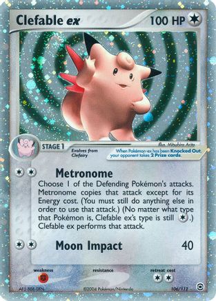 Clefable ex FireRed & LeafGreen - Ultra Rare