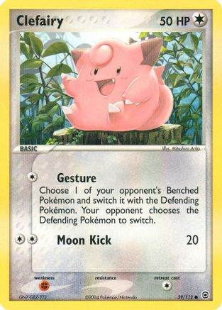 Clefairy 059 - Reverse Holofoil FireRed & LeafGreen - Common