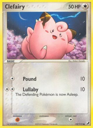 Clefairy 053/115 - Reverse Holofoil Unseen Forces - Common