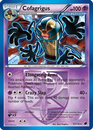 Cofagrigus (Team Plasma) (57) Plasma Freeze - Rare
