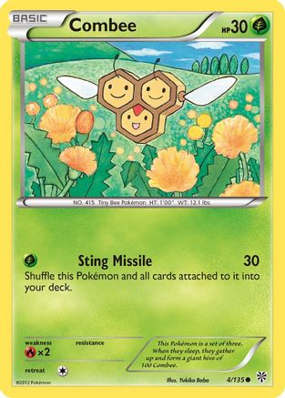 Combee - Reverse Holofoil Plasma Storm - Common