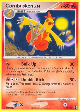 Combusken - Reverse Holofoil Great Encounters - Uncommon