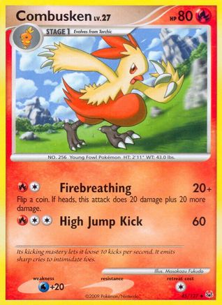 Combusken - Reverse Holofoil Platinum - Uncommon